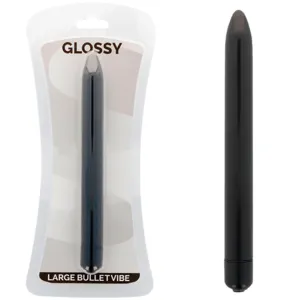 Schlanker Vibrator Schwarz | Glossy