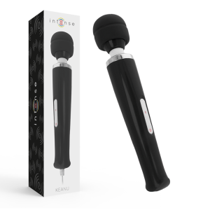 Keanu Vibrating Power Wand Schwarz | Intense