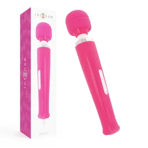 Keanu Vibrating Power Wand Pink – Intense