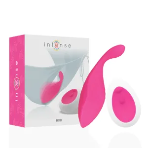 Pinkes Intimspielzeug mit Fernbedienung, neben Verpackung mit der Aufschrift 