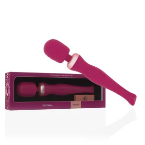 Purple massage wand with packaging, product name 