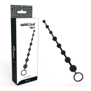 Analperlen 29cm Schwarz – Addicted Toys