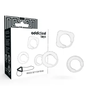 Penisringe 3er Set Klar – Addicted Toys
