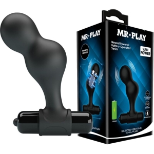 Vibrierender Analplug Aus Silikon Schwarz | Mr Play
