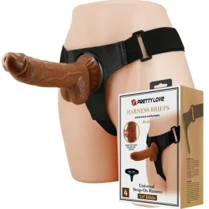Harness Briefs Universal Harness Mit Dildo Micheal 20cm Schwarz – Pretty Love