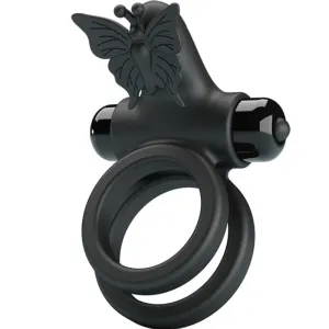 Doppelringvibrator Mit Schwarzem Stimulator – Pretty Love
