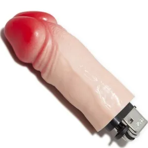 Lighter in the shape of a penis with a red tip.