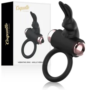 Cockring Mit Vibrator Schwarz/ Gold – Coquette Chic Desire