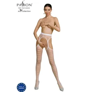 Eco Collection Bodystocking Eco S008 Weiss – Passion