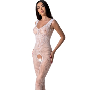 Bs098 Bodystocking Weiss OneSize | Passion