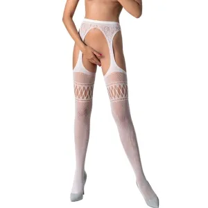 S026 Streifenhösche Weiss OneSize – Passion