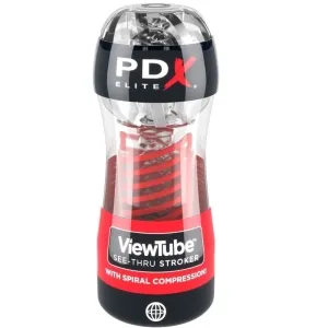 Stroker Viewtube 2 Transparenter Spiralkompressions-Masturbator – PDX Plus