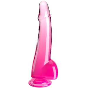 Dildo Mit Hoden 19cm Rosa | King Cock