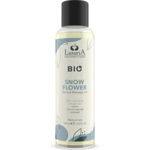 Bio Snow Flower Massageöl 100ml – Intimateline Luxuria