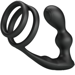 Marshall Penisring Mit Vibratorischem Analplug Mit Fernbedienung | Pretty Love