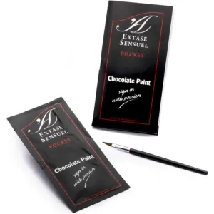 Schwarze Verpackung von Extase Sensuel Chocolate Paint mit Pinsel, Text: 