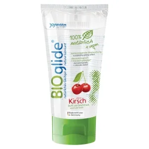 Tube Bioglide Gleitgel, Kirsche, 100% natürlich, vegan, dermatologisch getestet, grüne Kappe, 100 ml.