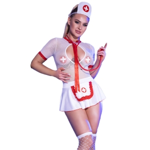 Cr 4365 Kostüm Krankenschwester Sexy L/XL | Chilirose