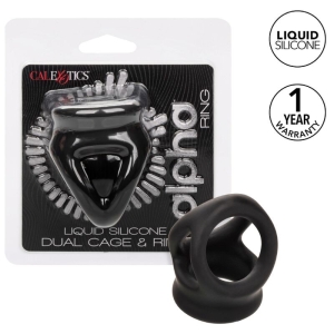 Alpha Dual Cage Ring Schwarz | Calex