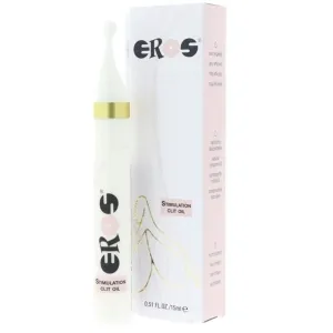 Flasche und Verpackung von EROS Stimulation Clit Oil, 15 ml.