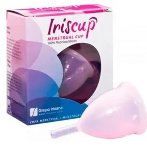 Menstruationstasse Rosa + Sterilisatorbeutel – Iriscup