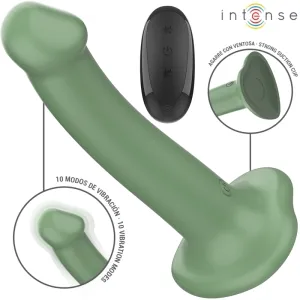 Grüner Vibrator mit Fernbedienung, 10 Vibrationsmodi, starker Saugnapf, Marke 