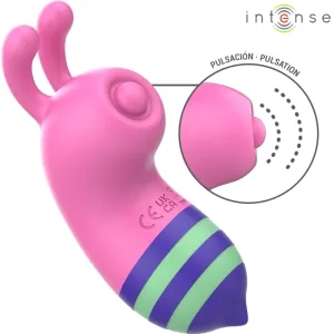 Rosa und lila Vibrator in Schneckenform mit Pulsationsfunktion, Markenname 