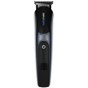 Electric trimmer with black housing and on/off switch, brand name on the front.