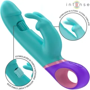 Monica Rabbit Vibrator Mit G-Spot-Stimulator Blau | Intense