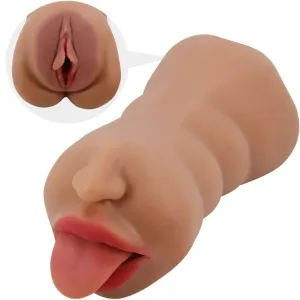 Sarah Doppelmasturbator Mund & Vagina Fleisch – Crazy Bull
