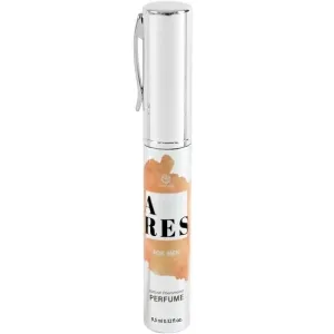 Parfümflasche für Männer mit silbernem Deckel, 9,5 ml, Aufschrift 