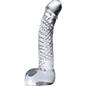 Nr. 61 Handgeblasener Glasdildo | Icicles