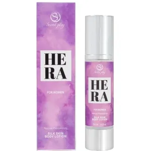 Purple packaging and bottle of the 