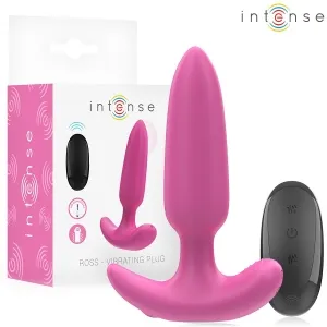 Rosa Vibrations-Plug mit Fernbedienung und Verpackung der Marke 