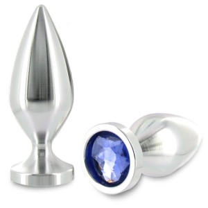 Analplug Diamond Cristal Medium 8.89cm | Metal Hard