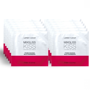 Gleitgel Erdbeere 12 Einzeldosis 4ml | Mixgliss