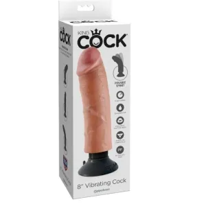 20.32cm Vibrierendes Cockfleisch – King Cock