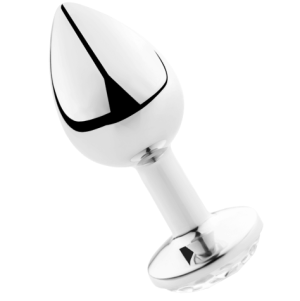 Analplug Transparent Aluminium 8cm | Secretplay