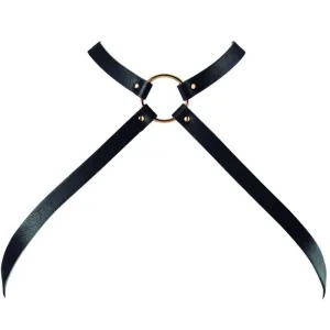 Cross Chest Harness Schwarz – Bijoux