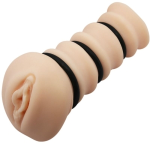 Masturbating Sleeve Mit Ringen - Vagina Modell 2 | Crazy Bull