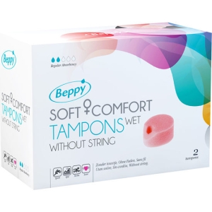 Soft Comfort Tampons Wet 2stk. | Beppy