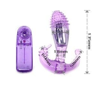 Vaginal- Und Analstimulator Mit Vibration Lila | Baile