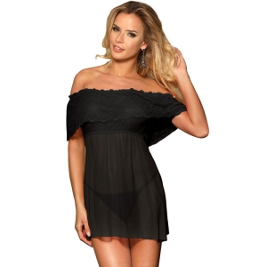 Dresses - Kurzes Kleid + Thong Black L/XL | Subblime
