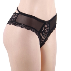 Floral Lace Panties S/M | Queen Lingerie