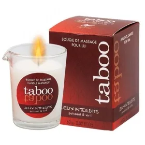 Massagekerze Men Duft Wilder Flechten – Taboo