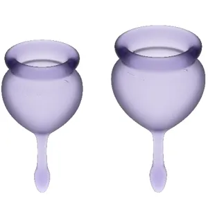 Menstruationscup Purple 15 + 20ml – Satisfyer