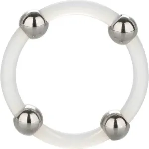Steel Beaded Silikon Ring L – Calex
