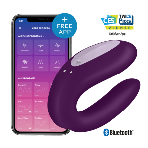 Double Joy Mit App Purple | Satisfyer