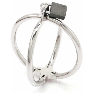 Criss Cross Hand Restraint Edelstahl | Metal Hard