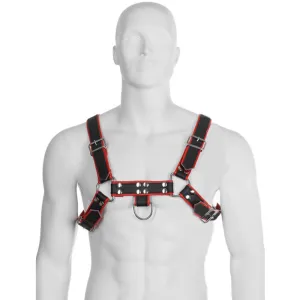 Kettengurt III Schwarz / Rot – Leatherbody